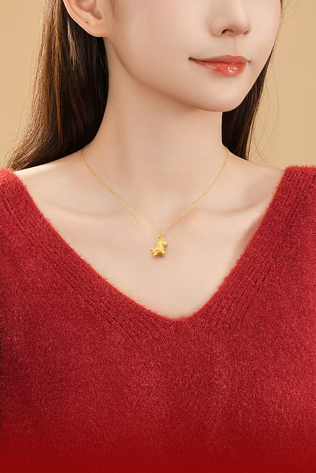 Lucky Little Horse Necklace – Wealth Courage & Instant Good Fortune