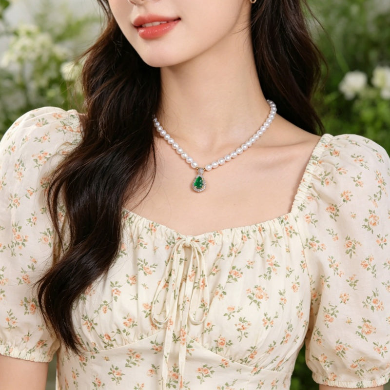 Fortune & Blessing Gourd Pearl Necklace – A Gift of Love, Luck & Prosperity