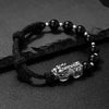 Men`s Obsidian Pixiu Bracelet-Attract Luck