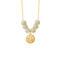 Fu Nephrite Jade Necklace-Blessings We Share