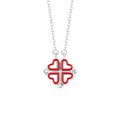 Four Leaf Clover Magnetic Necklace-A Sincere Heart