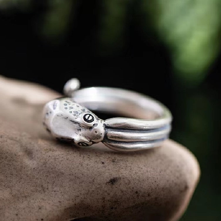 Original Design Octopus Silver Ring-Intelligence