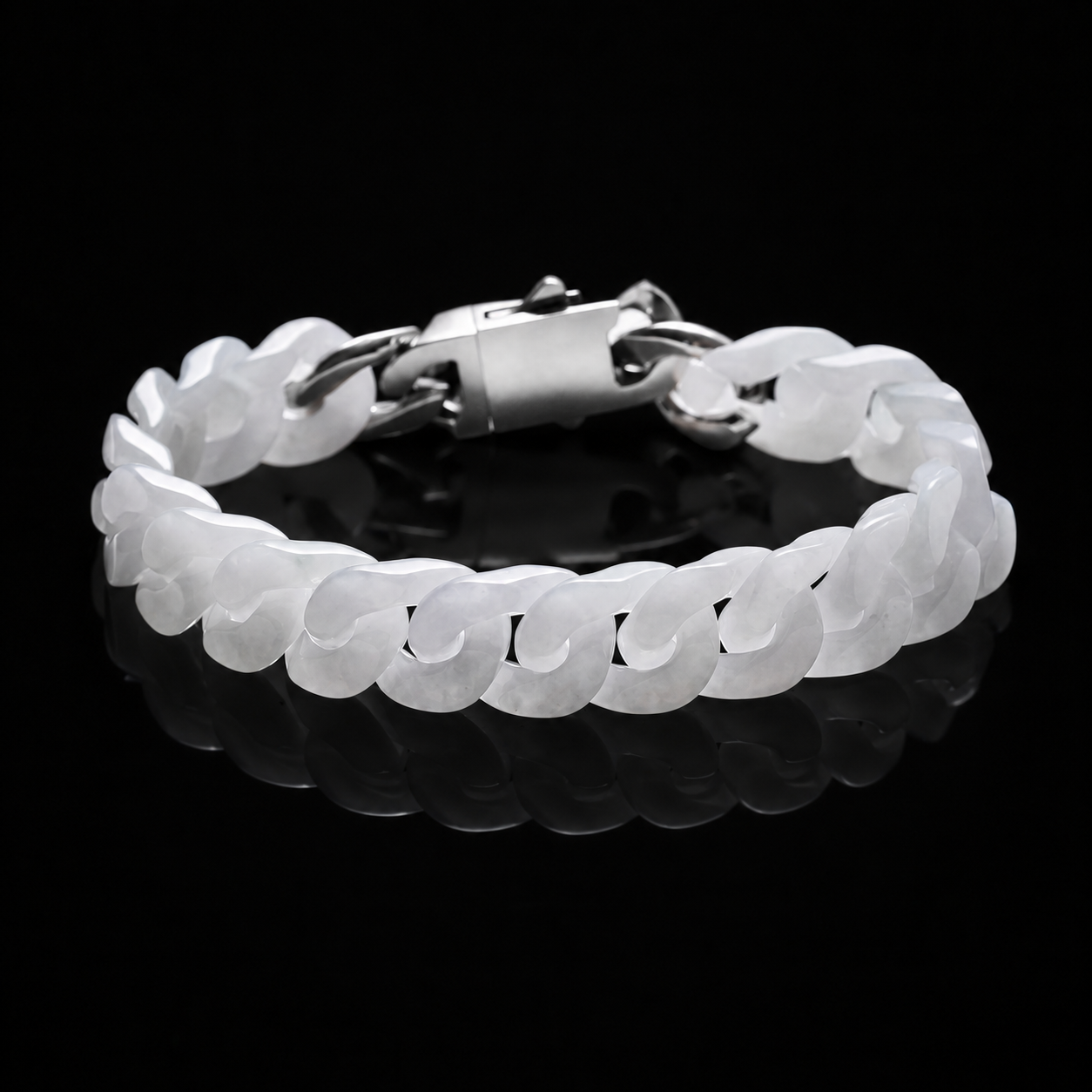 Jade Cuban Link Bracelet-Balance & Presence