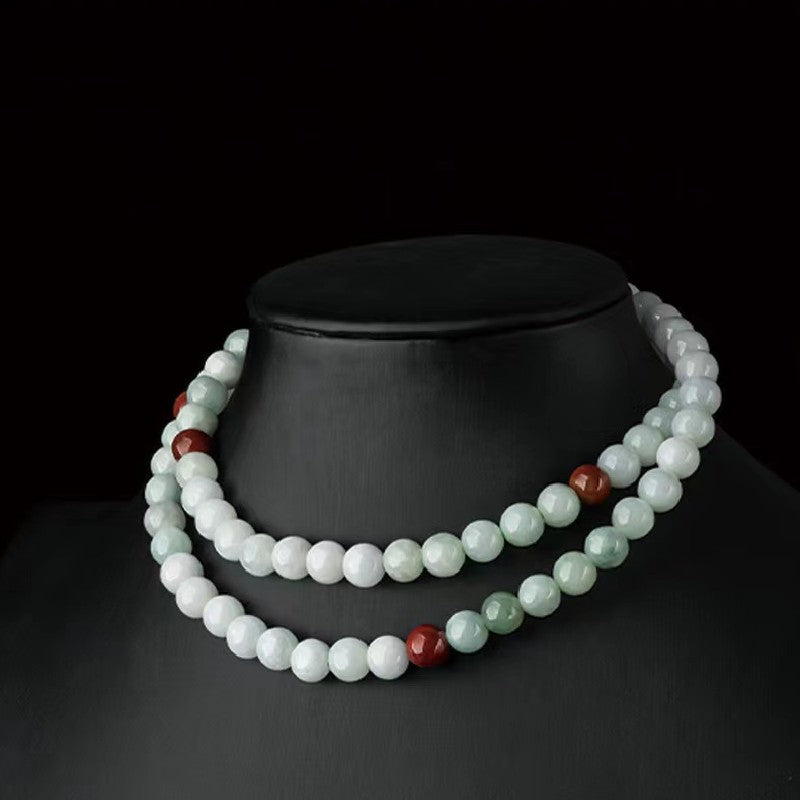 Mala Prayer Jade Beads Bracelet- Stress Relief