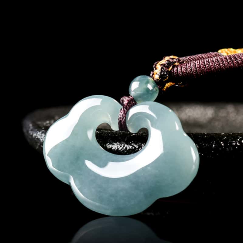 Fortune Harmony Ruyi Jade Pendant Necklace