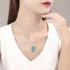 Maneki-neko Jade Necklace-Lucky Fortune Cat