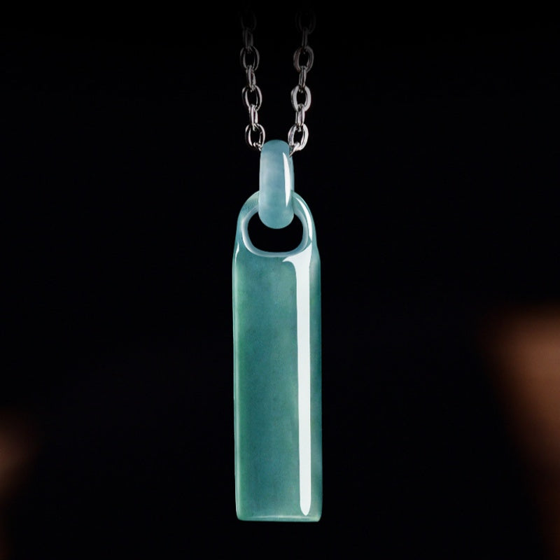 Jade Peace Pillar Necklace-Connection That Endures