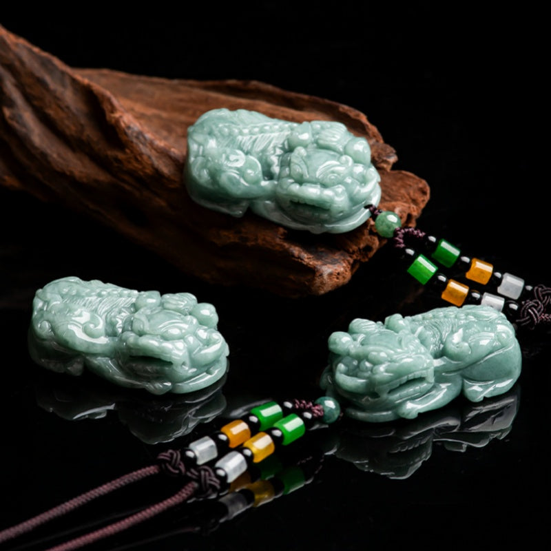 Imperial Wealth Guardian Pixiu Jade Pendant– Ancient Wealth & Protection Talisman