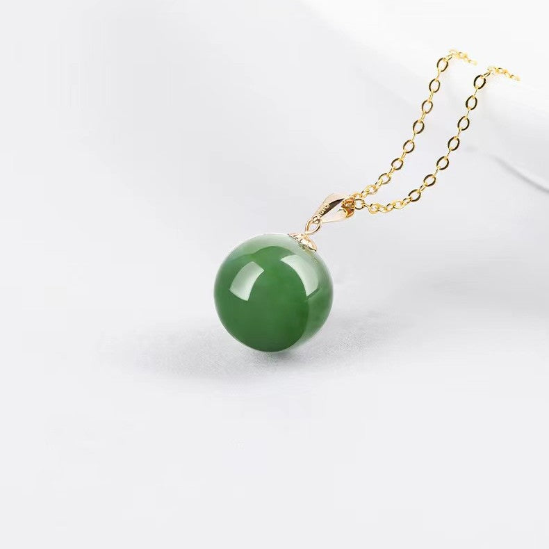 Natural Burma Jadeite Pendant Necklace-Harmony and Balance
