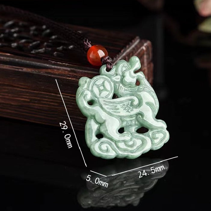 Kirin Jade Pendant-Protection and Longevity