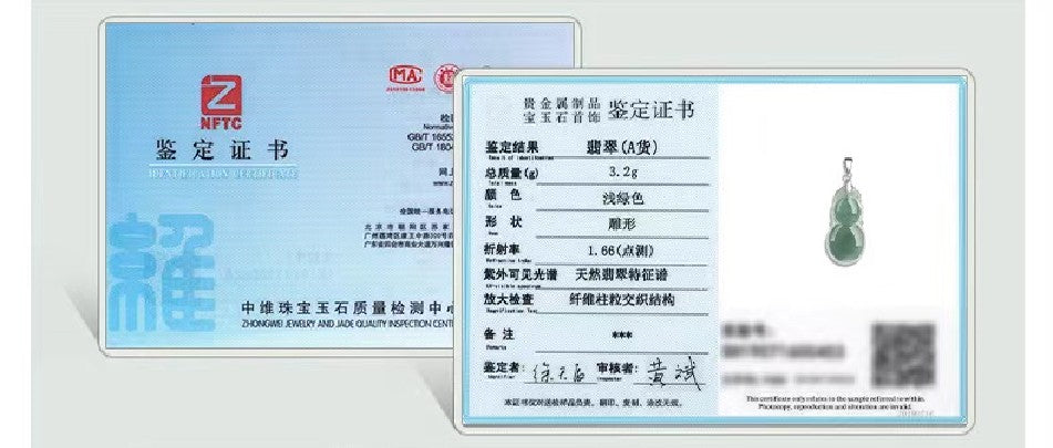 Wulu Ice Jade Necklace-Luck Attraction