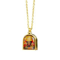 Zashi Lhamo Pendant- Drashi Lhamo Charm Buddhist Protector-Ghau Prayer Box
