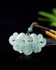Ice Jade Phoenix Hand-Carved Pendant-Protection and Prosperity