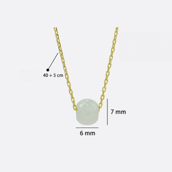 White Jade Pendant Necklace