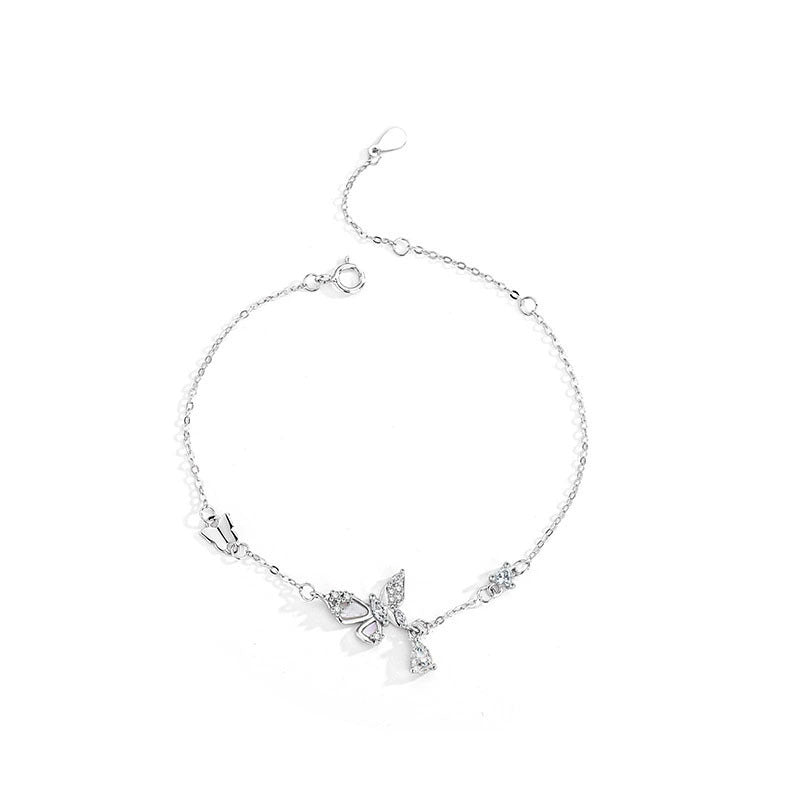Butterfly Fine Silver Necklace & Bracelet-Love in Flight