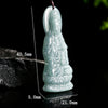 Serene Acceptance Jade Guanyin Pendant Necklace