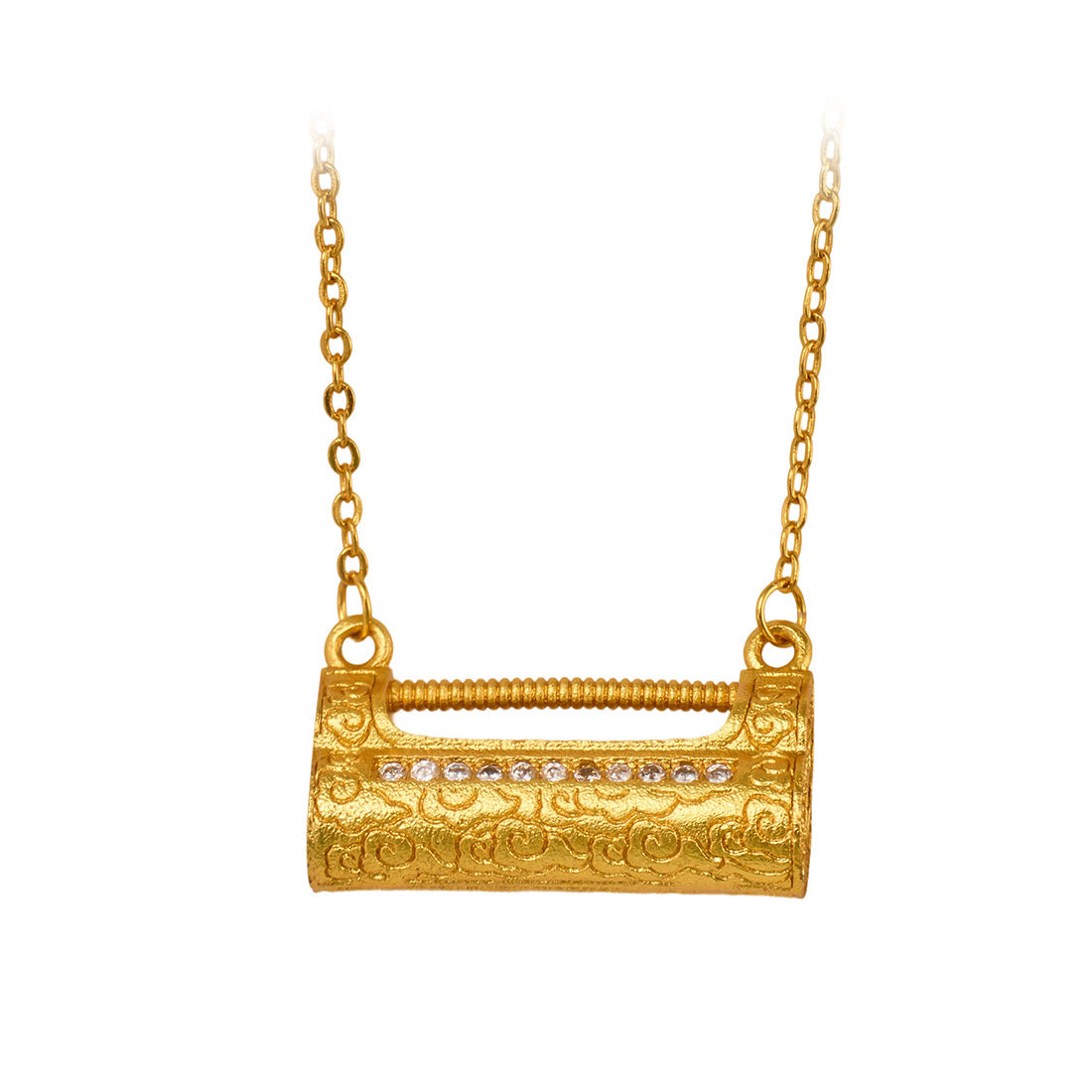 Fengshui Lock Pendant Necklace