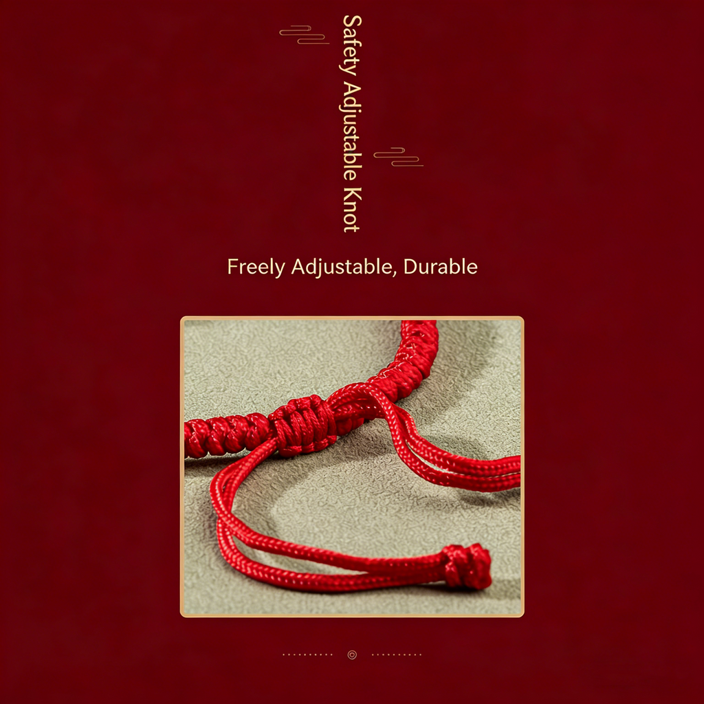 Hand-Woven Golden Silk Jade PiXiu Bracelet – Protection, Peace & Vitality