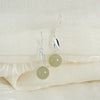 Bamboo Leaf Green Jade Drop Earrings – Gentle Harmony in 925 Sterling Silver