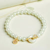 Natural Jade Beads Peace Knot Bracelet-Good Fortune and Prosperity