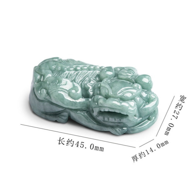 Imperial Wealth Guardian Pixiu Jade Pendant– Ancient Wealth & Protection Talisman