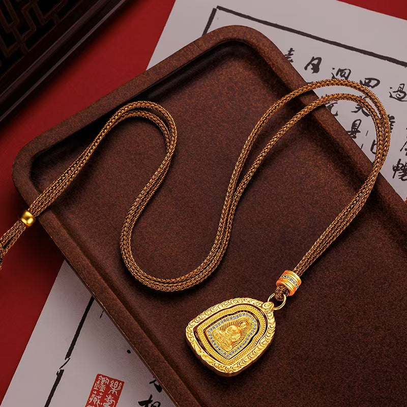 Gold Tathagata Buddha Pendant-Protection&Healing