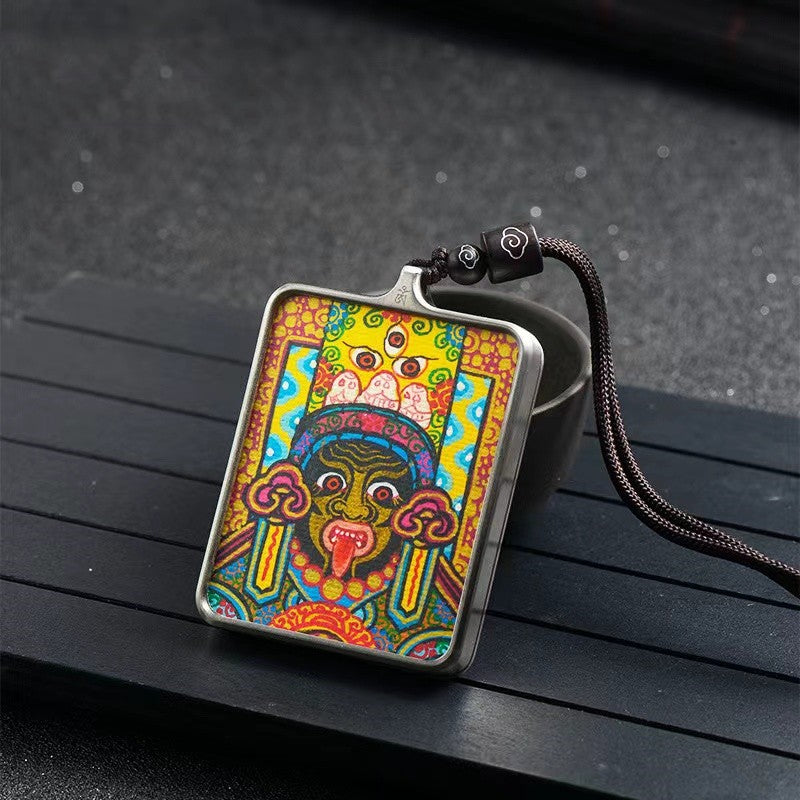 Thangka Buddha Pendant-Genuine Handmade