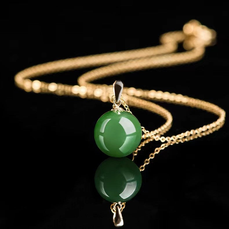Natural Burma Jadeite Pendant Necklace-Harmony and Balance