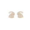 Wealth Rabbit Hetian Jade Earrings-Good Fortune and Luck