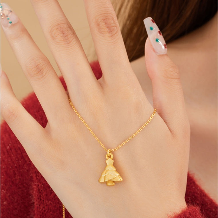 Christmas Tree Necklace- wishes Come True