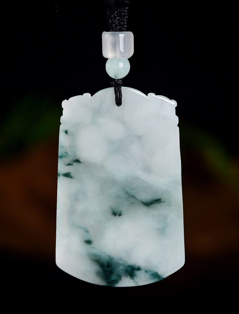 Natural Grade A Jade Horse Pendant – “Success Comes Quickly” Amulet with Fine Grain Texture