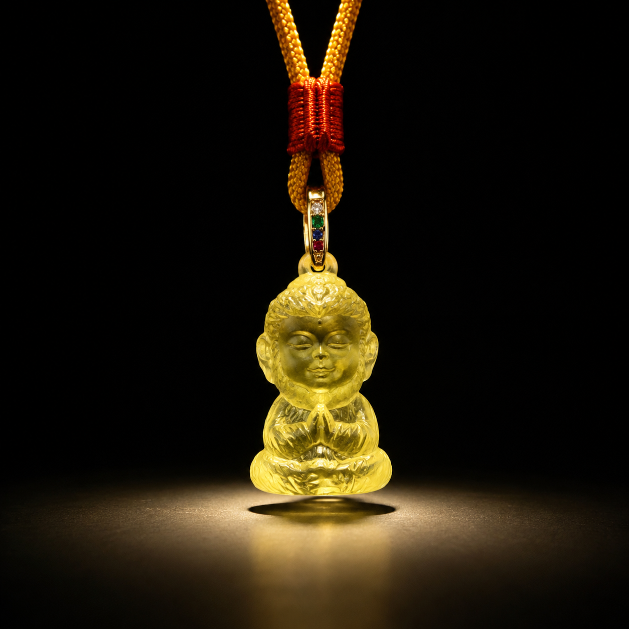 Monkey King Liuli Pendant-Courage Determination & Fearless Spirit