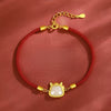 Joyful Promise – Jade Horse Red Cord Bracelet