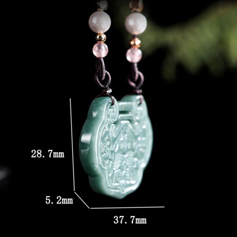 Abundant Fortune Koi Jade Pendant – Prosperity, Harmony & Continuous Wealth
