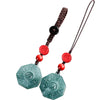 Quiet Guardian Jade Bagua Phone & Keychain Charm Description