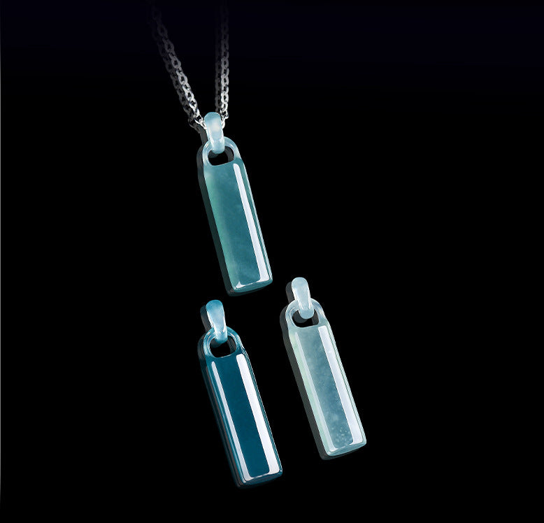 Jade Peace Pillar Necklace-Connection That Endures