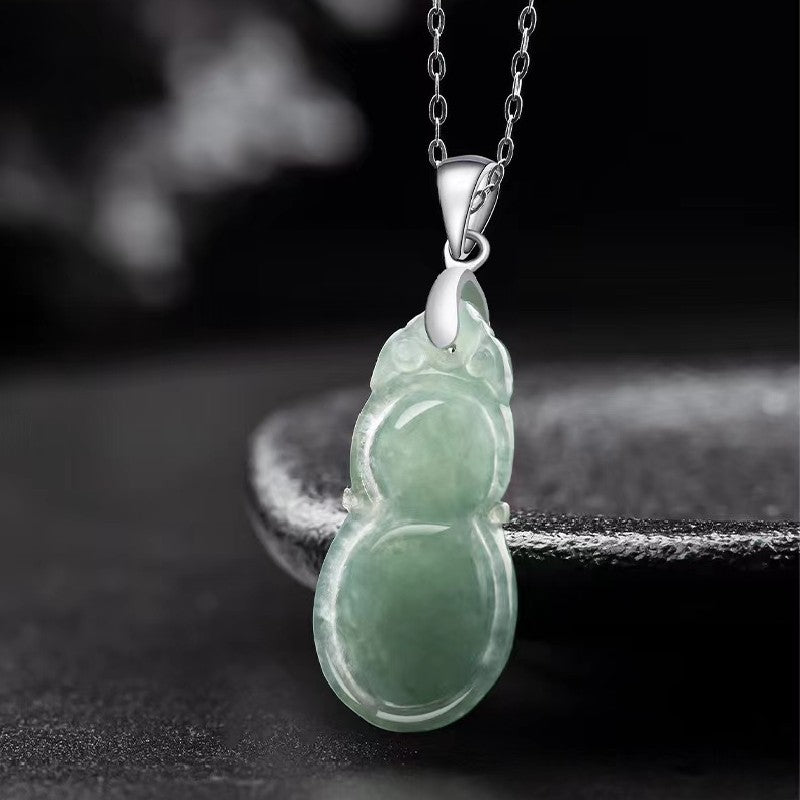 Wulu Ice Jade Necklace-Luck Attraction