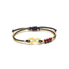 Gold Snake Cinnabar Couple Red String Bracelet-Protection and Wealth