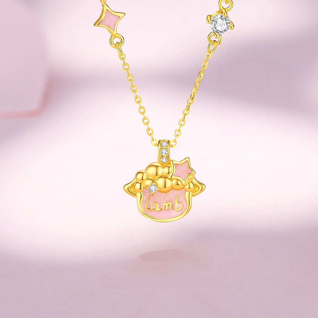 2027 Goat Zodiac Luminous Enamel Jewelry Set-Gentle New Beginnings