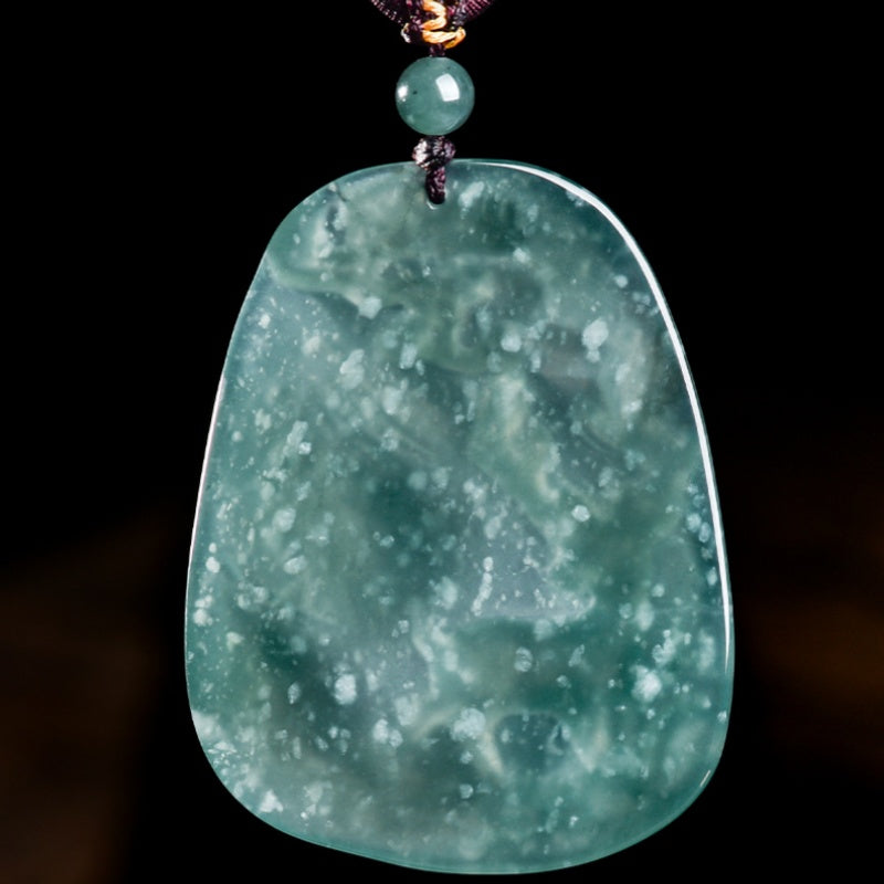 Der heilige Wald – Eisjadeit neunfarbiger Hirsch spirituelles Amulett