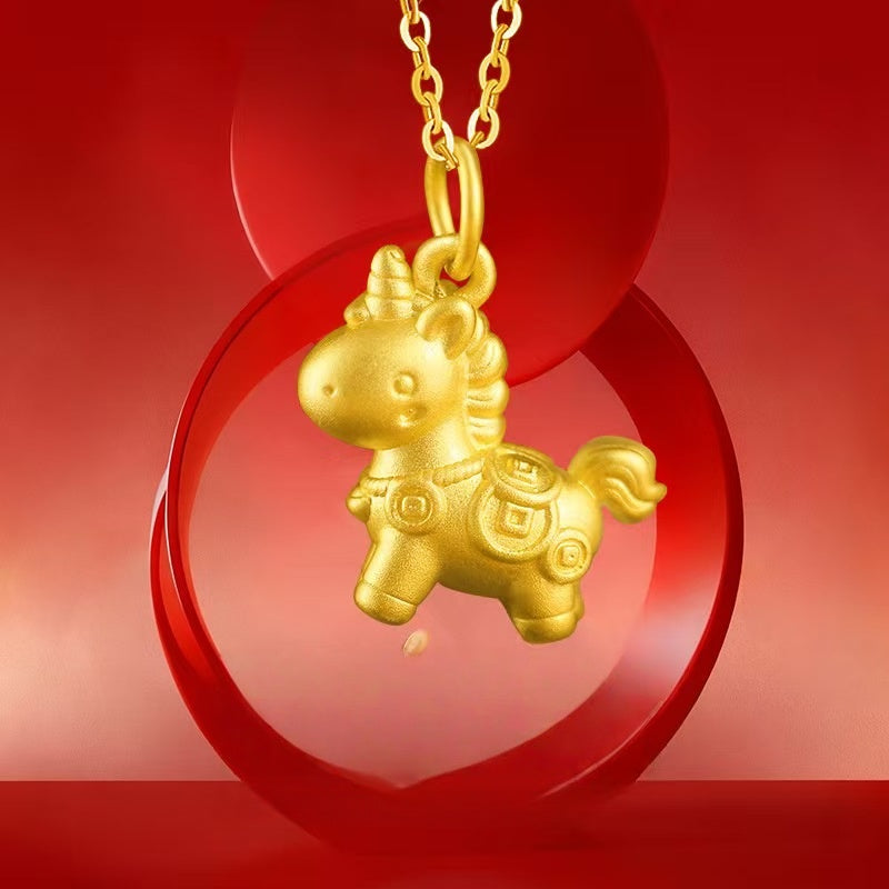 Lucky Little Horse Necklace – Wealth Courage & Instant Good Fortune