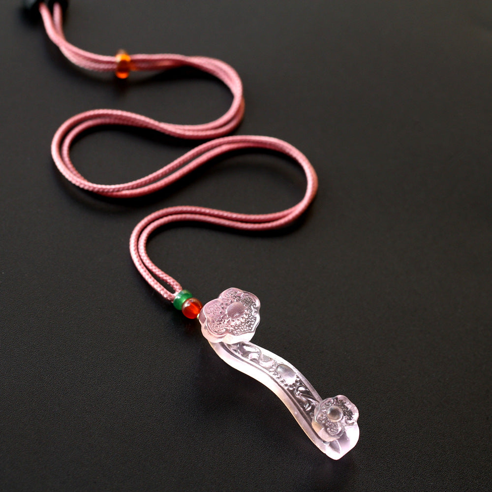 The Flow of Intentions: Handcrafted Liuli Ruyi Amulet