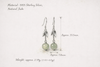Bamboo Leaf Green Jade Drop Earrings – Gentle Harmony in 925 Sterling Silver