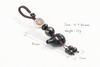 Peace-Guard Obsidian Gourd Protection Key Pendant