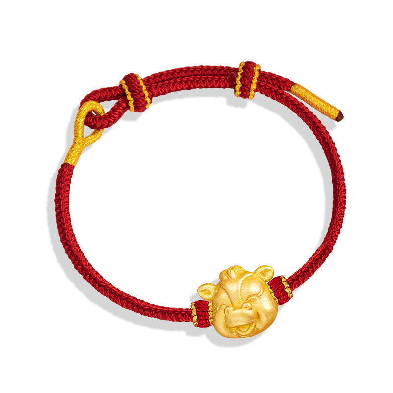 Birth Year Zodiac Red String Bracelet-Good Luck Protection