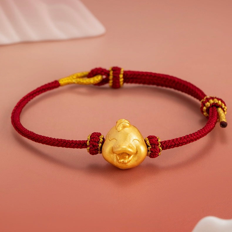 Birth Year Zodiac Red String Bracelet-Good Luck Protection