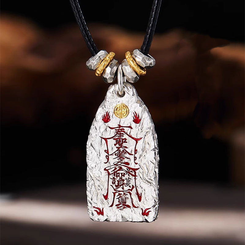 Taoist Wealth Talisman Pendant-Protection & Harmony