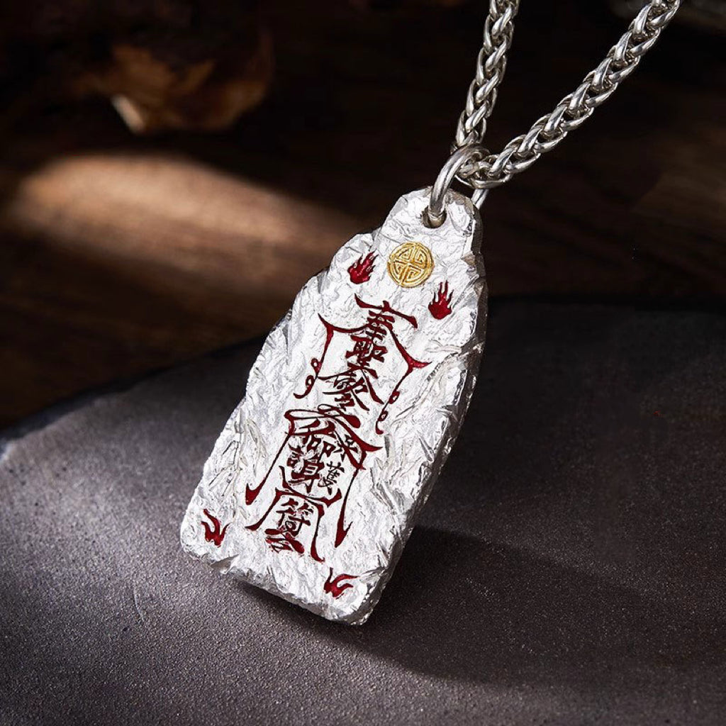 Taoist Wealth Talisman Pendant-Protection & Harmony
