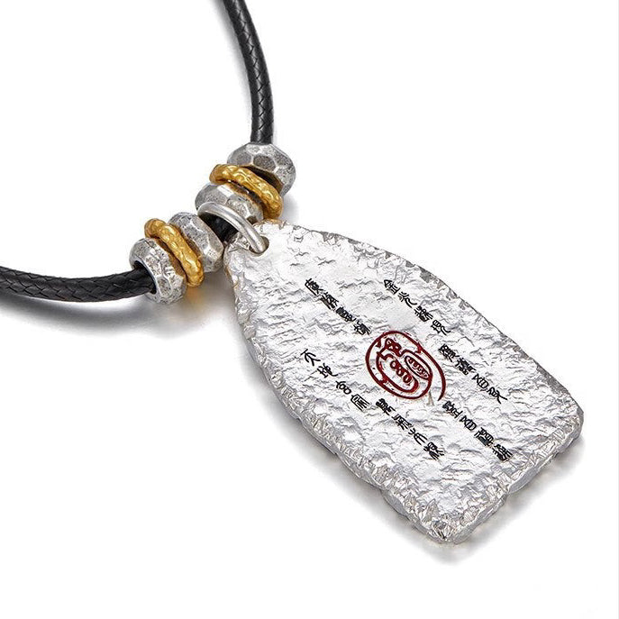 Taoist Wealth Talisman Pendant-Protection & Harmony