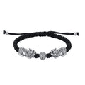 Double Pixiu Wealth Bead Rope Bracelet-Attract Luck